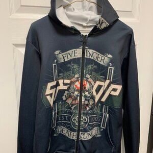 FIVE FINGER DEATH PUNCH       BAND ZIPPERED HOODIE